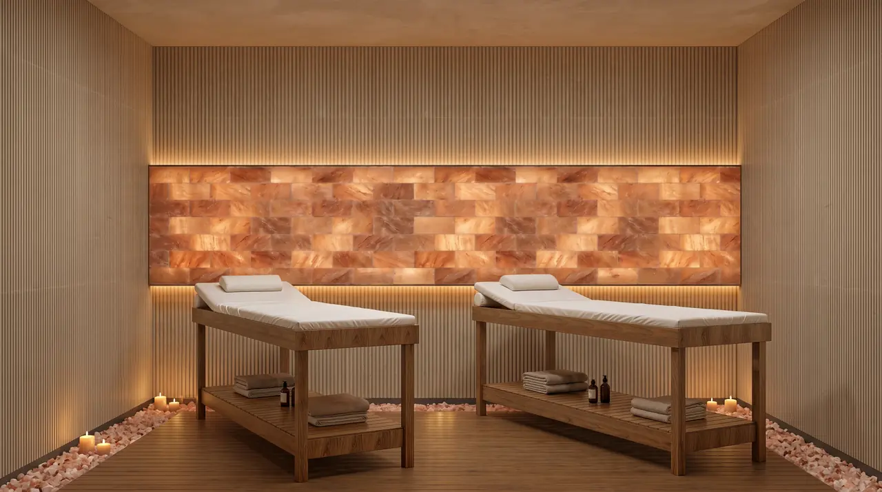 Sala de haloterapia do complexo de SPA do Sonata Santa Teresa.